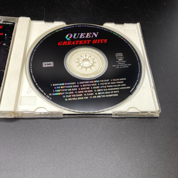 TOCP-8284 Queen Greatest Hits Compilation CD Remastered w/ OBI 1994 - Picture 4 of 8